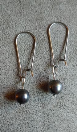 8 mm Tahitian Pearl Earrings - New