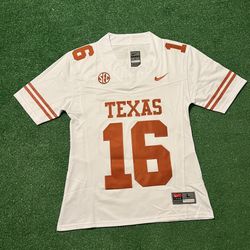 Texas Longhorns Arch Manning White Jersey 