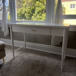 White desk W/ Drawer (Target)