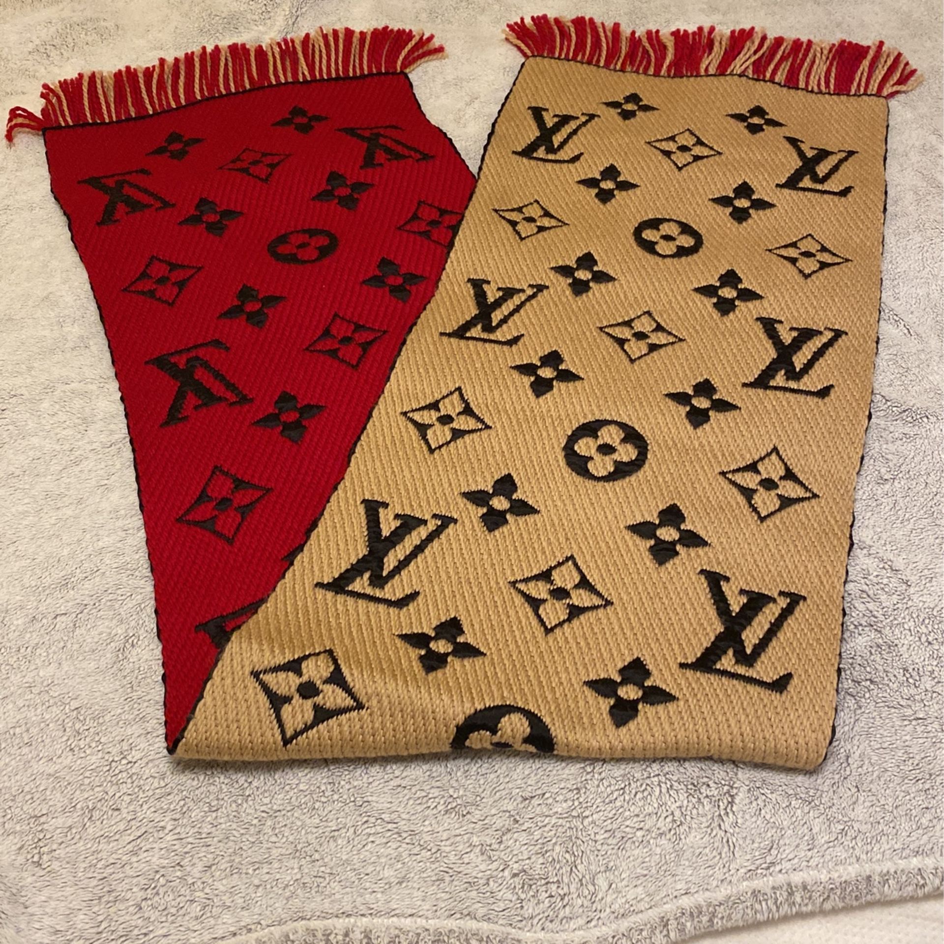 Louis Vuitton Logomania Duo Scarf/Wrap