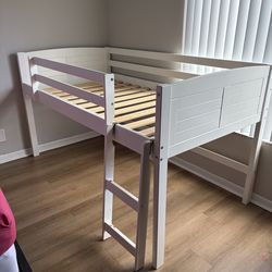 Loft twin bed frame only