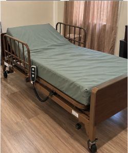 Semi electric hospital bed