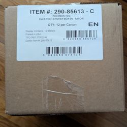 Pokemon paldean fates sticker collection case