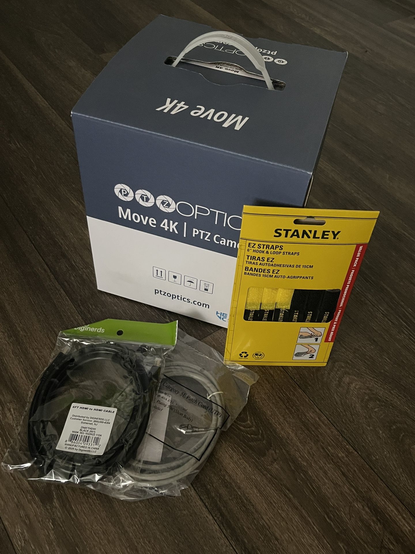 PTZOptics Move 4k 20x Auto-Tracking PTZ Camera