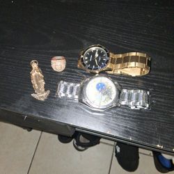 1 Ring And 2 Watches And 1 Pendant
