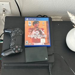 1TB Ps4 slim w/Game Memory Drive 