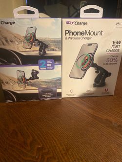 Phone mounts & wireless charger