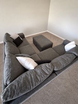 Large Sectional with Ottoman