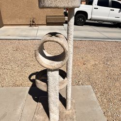 61” Carpet Cat Tree Stand