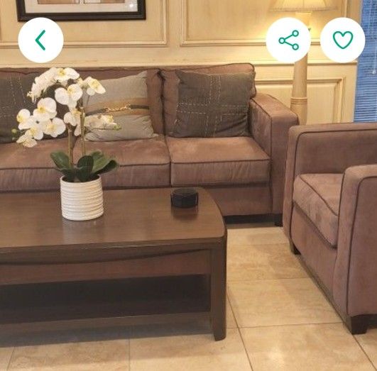 Sofa, Chair, Coffee Table & End Table 
