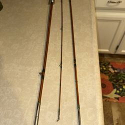 Vintage Unbranded Bamboo Homemade Fly  Rod 