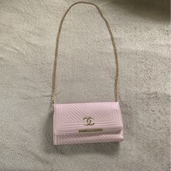 Chanel Salmon Pink Series Double Flap 