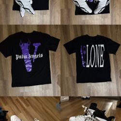 Jordan Retro 6s And Vlone/Palm Angels Shirt $150 All Together 