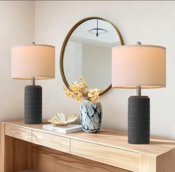 Black lamps (2 pack)