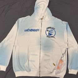 Civilized Off White Zip Up Hoodie - Size S