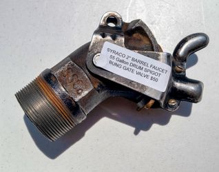 SYRACO 2” Barrel Faucet 55gal Drum Spigot Valve