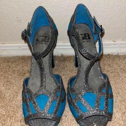 Gianni Bini Blue Heels Size 6 Women’s 