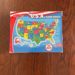 USA  And Train Jumbo Puzzles