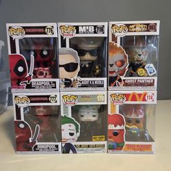 Funko Pop Mix Random Deadpool, Joker Ect, 