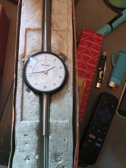 Mitutoyo 2424-10 Jeweled Dial Gauge Indicator Precision Tool Measurement