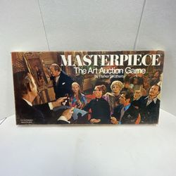 Vintage 1987 Masterpiece Art Auction Board Game Parker Brothers - Complete