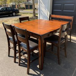 Wood Dining Table Set 