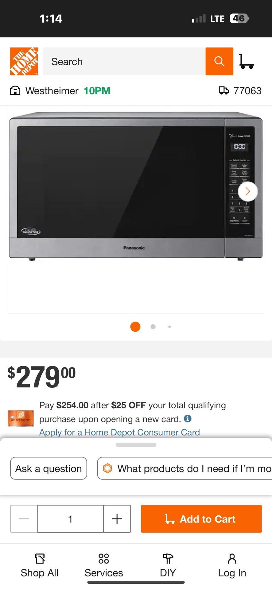 Panasonic Microwave New