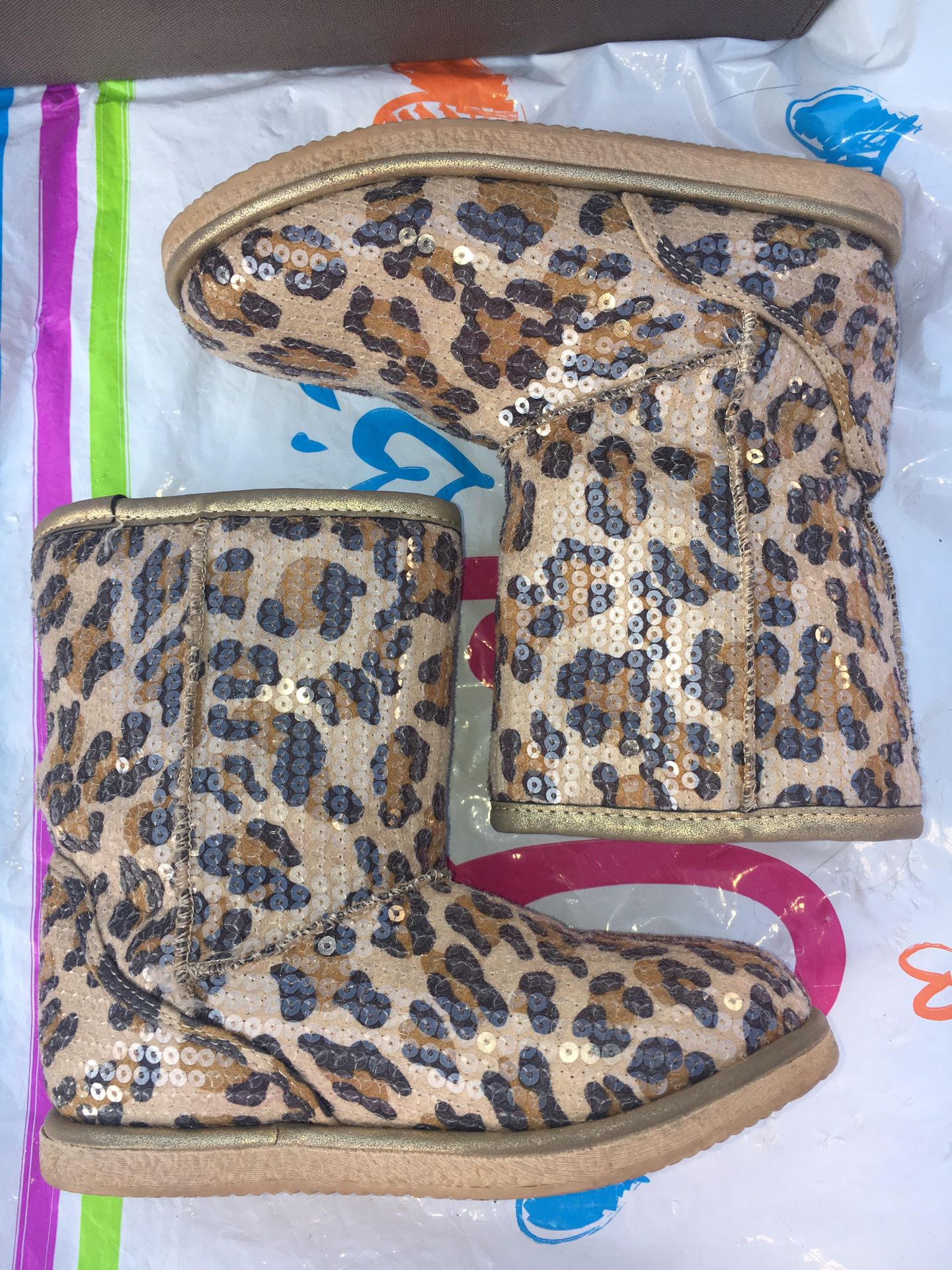 Nordstrom Rack Leopard Girl Boots Size 13