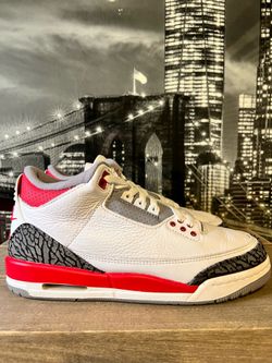Jordan 3 Fire Red Size 7Y $70