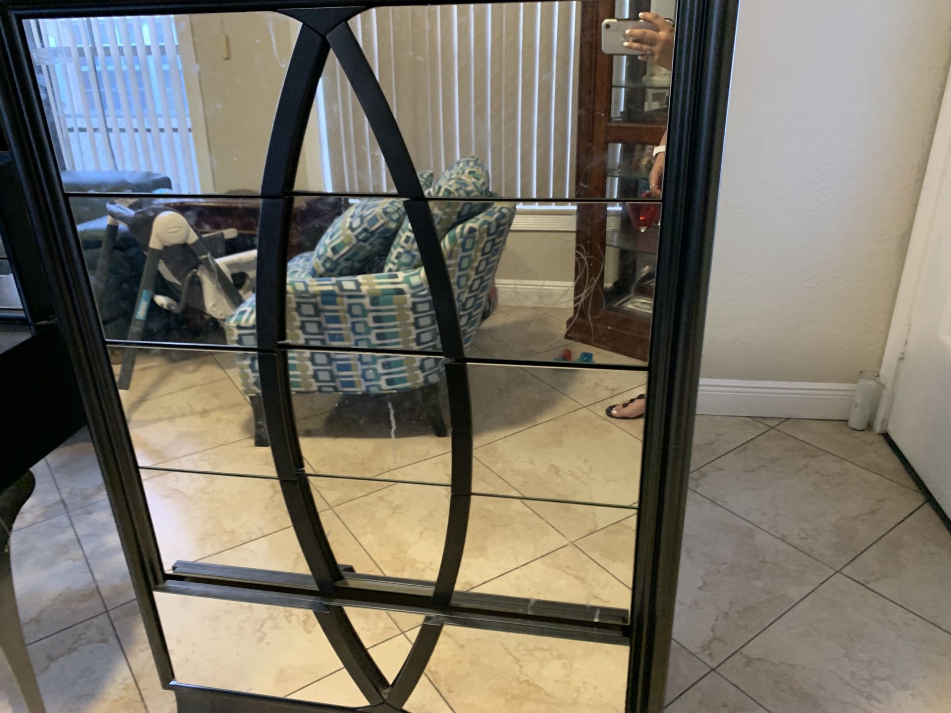 Armoire and vanity desk