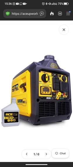 Generator inverter 4000 dual fuel