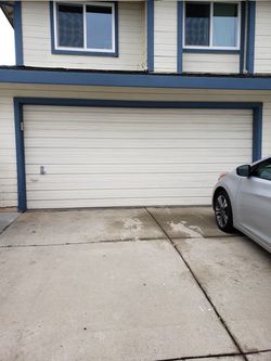 Garage door 16 by 7 foot used but good