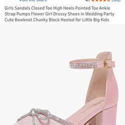 Laurmosa size 2 girls heels