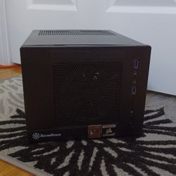 SilverStone Sugo Series SG05BB-LITE Black SECC / Plastic Mini-ITX Desktop Computer Case with 2 x USB3.0 ports (Black)