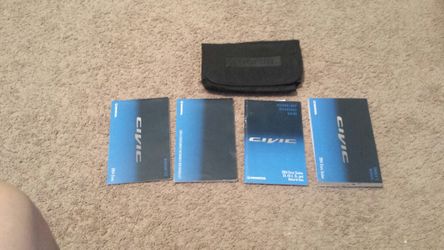 2015 Honda civic si owners manual set