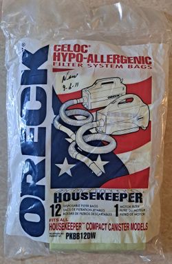 Original ORECK FILTER BAGS PKBB12DW