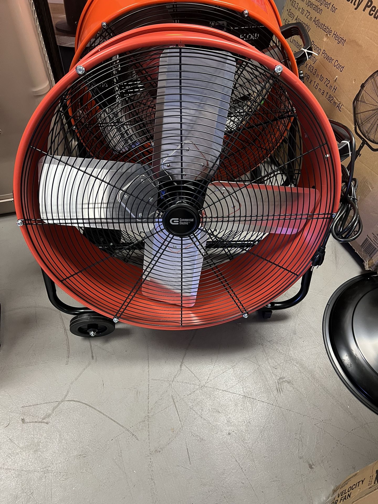 Commercial Electric 24 in. 2-Speed Heavy Duty Tilt Drum Fan