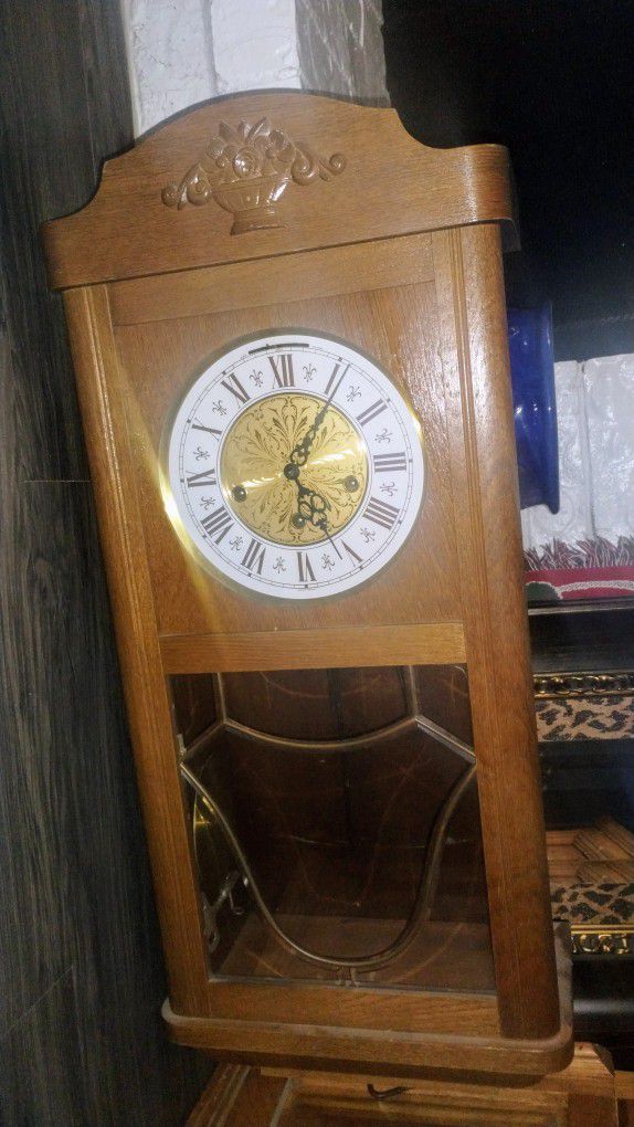 Miniature Grandfather Clock (Antique)