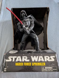 Darth vader sprinkler attachment
