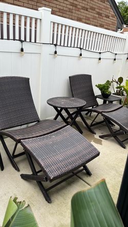 Outdoor Wicker Patio Furniture Set