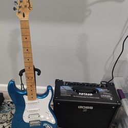 HSS Fender strat (Indonesia), Boss Katana MK 3 50W