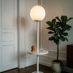 Vintage Samsonite style “Lollipop” Floor Lamp – Postmodern Table Lamp, Space Age, MCM