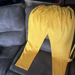 Black And Yellow Men’s Tracksuit Two Xl