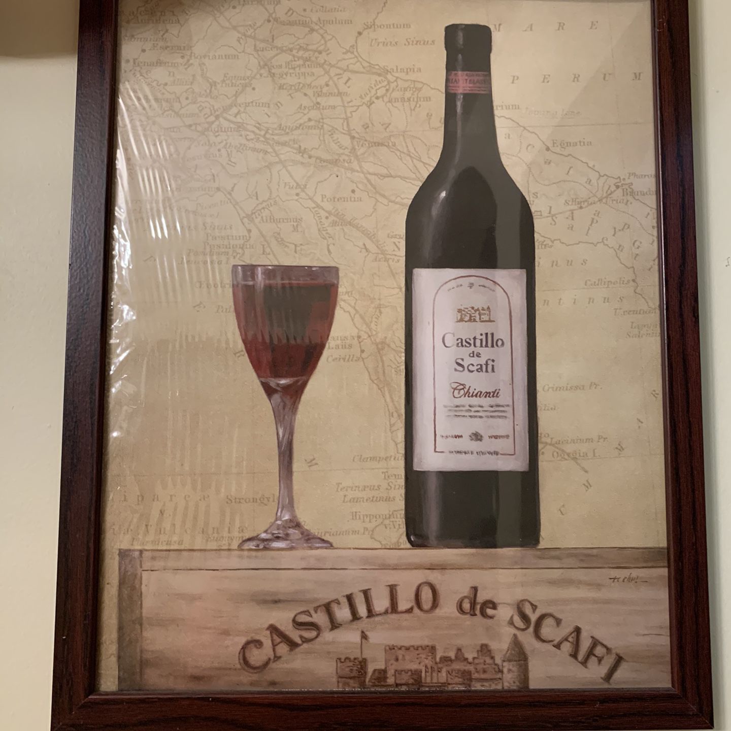 Wine Bottle Poster