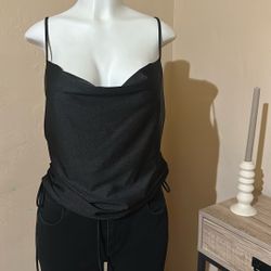 Crop Top Blouse Large 