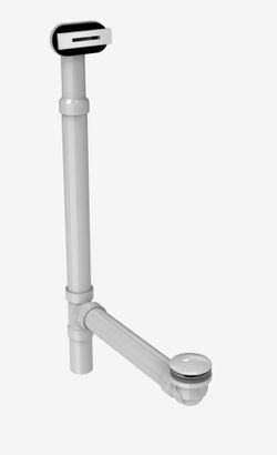 Jacuzzi Linear Overflow Toe-Tap Drain and Overflow Kit