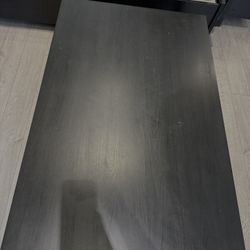Living Room Center/ Coffee Table Wooden Huge Black Color 