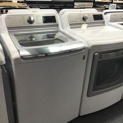 New Scratch And Dent LG Washer And Dryer Set. 1 Year Warranty 