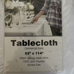4 Tablecloth 52” X 114 Comercial Grade