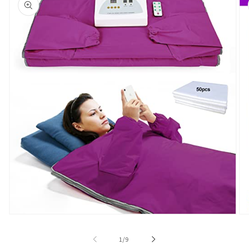 SAUNA BLANKET WITH ARM HOLES!